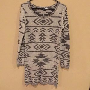 Patterned Dress Sweater